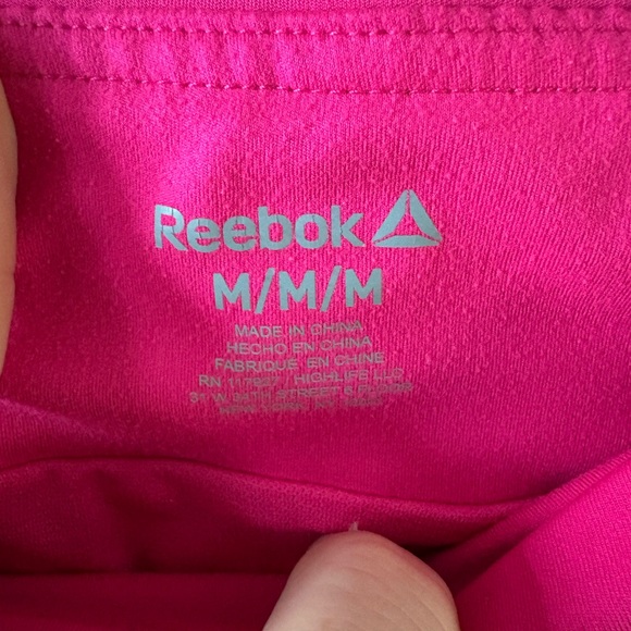 Reebok Women's Vibrant Pink Athletic Shorts - Picture 5 of 7